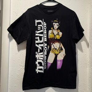 Cowboy Bebop Black Graphic men’s T-Shirt size medium